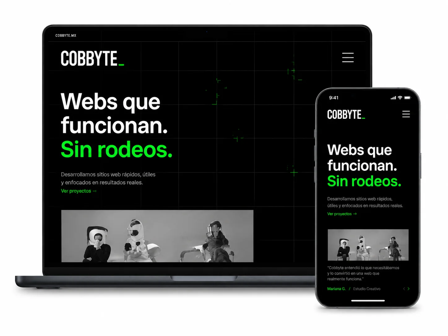 Vista previa del hero de Cobbyte